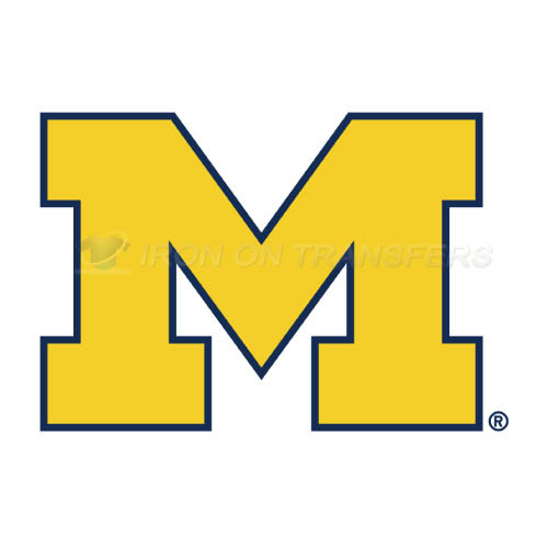 Michigan Wolverines Logo T-shirts Iron On Transfers N5075